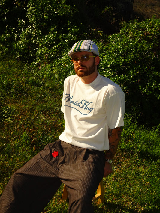 CURSIVE SHIRT (navy)