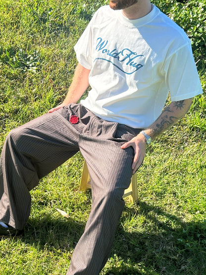 CURSIVE SHIRT (navy)