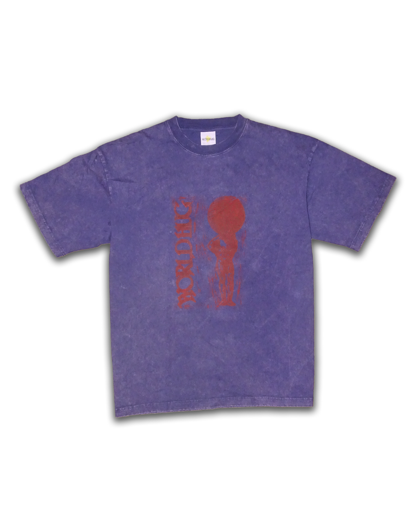 ATLAS.3 SHIRT (red on purple)